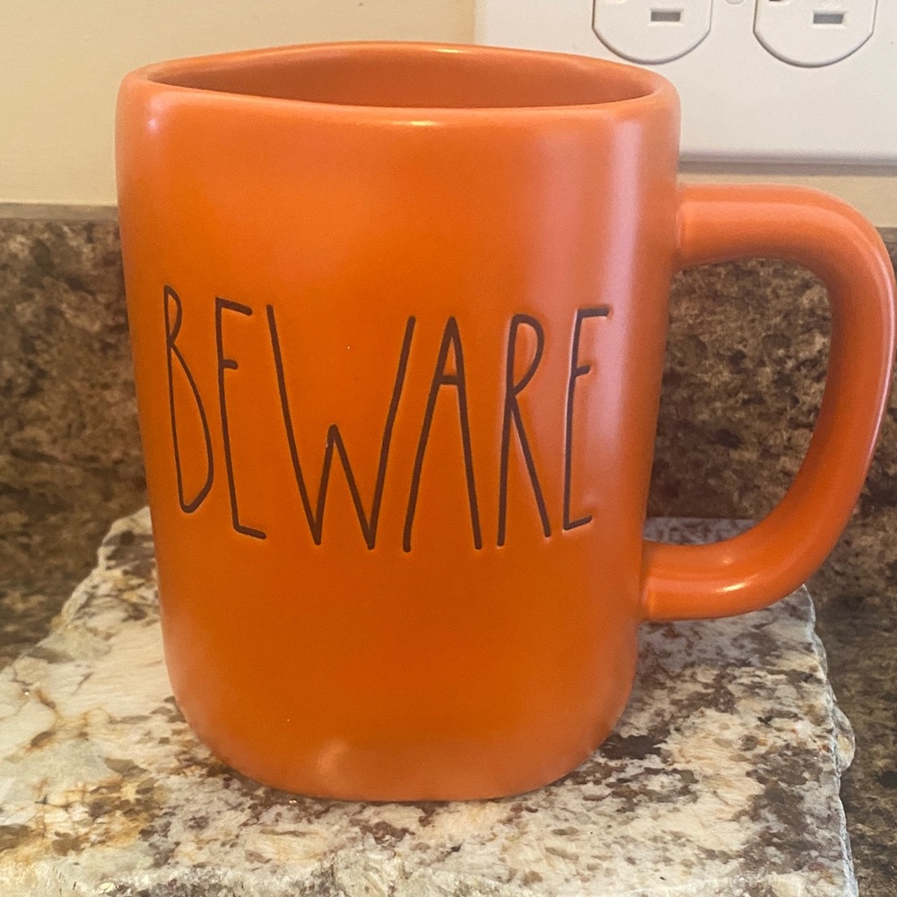 Rae Dunn Beware Mug - Beware Design